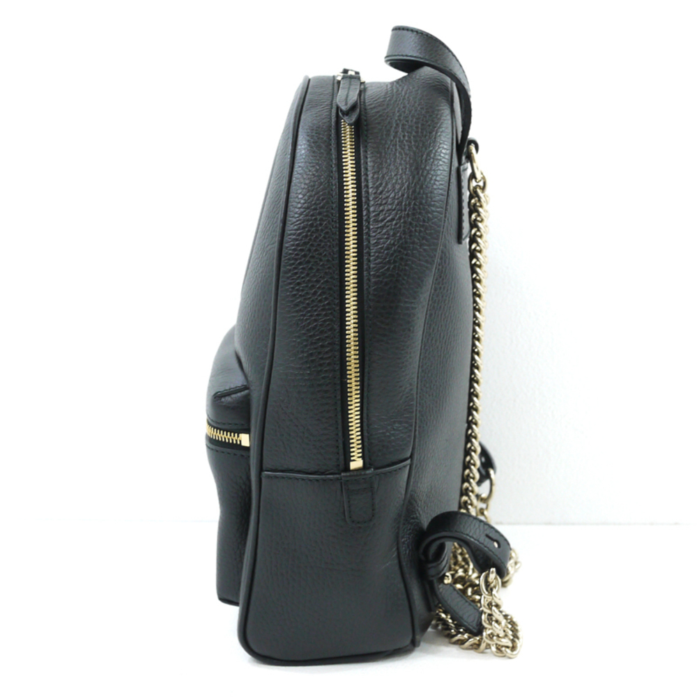 Gucci Interlocking Shoulder Black Backpack G Soho - image 4